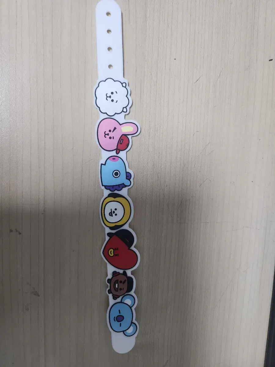 BT21 실리콘 팔찌